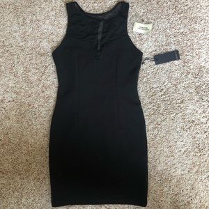 NWT Forever 21 Little Black Dress with Sheer Top